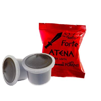 100 Capsules de café compatibles avec Unosystem * Atena -Gusto Forte