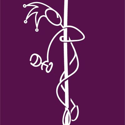 Callcard® iPhone 10 Hardrink viola