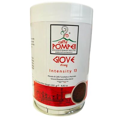 250 gr Ground Coffee in a jar Giove - Strong Taste