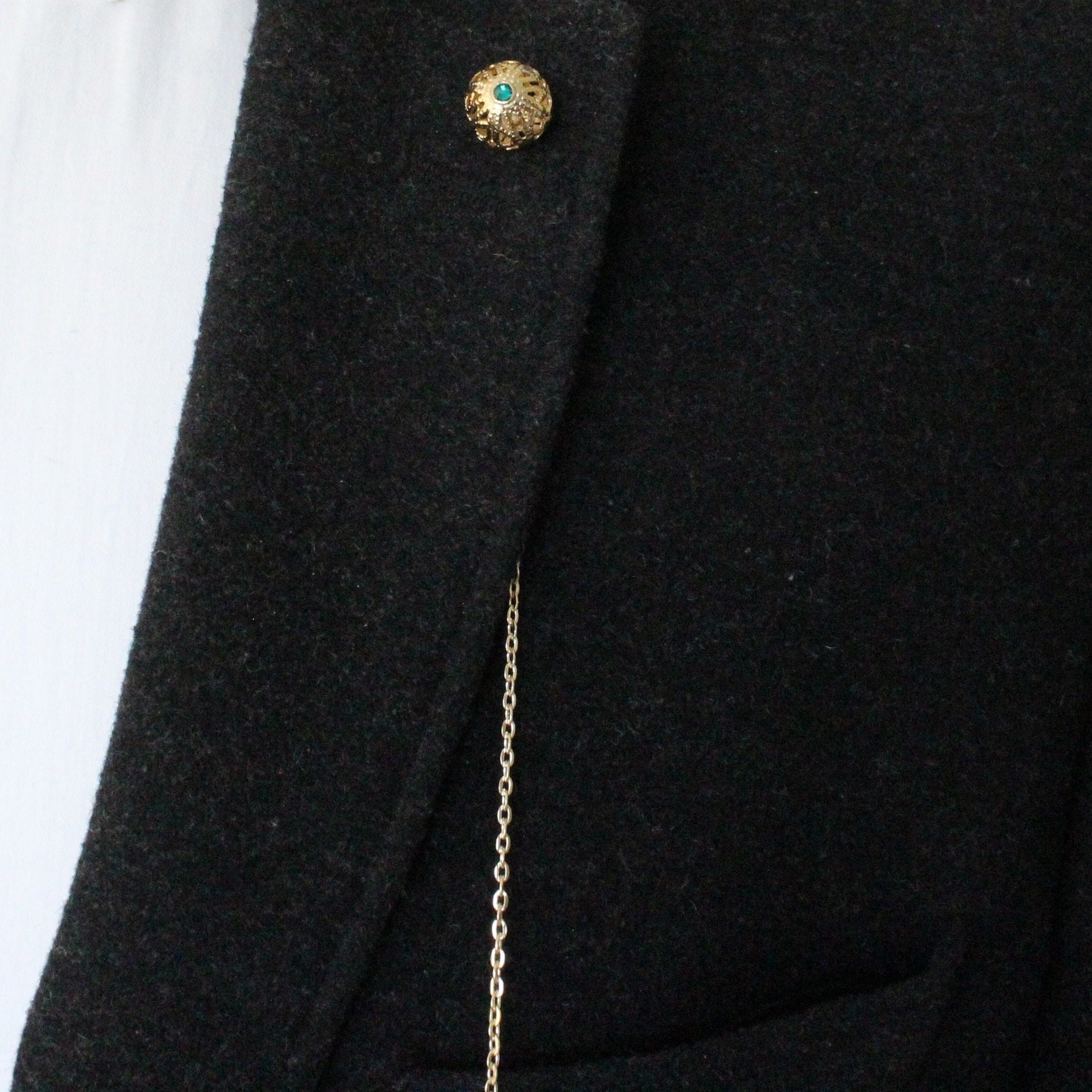 Chaîne de revers faite à la main, épingle de chaîne de revers au design unique, cadeau pour lui, cadeaux pour hommes, épinglettes hommes, accessoire de bijoux pour hommes pour mariage, SKU089