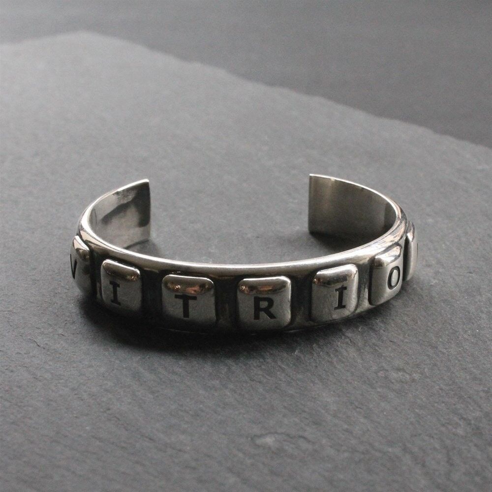 VITRIOL, 925 Sterling Silver Bracelet, Men Bracelet, Unisex Bracelet, Gift for Him, Collection Handmade Bracelet , SKU094