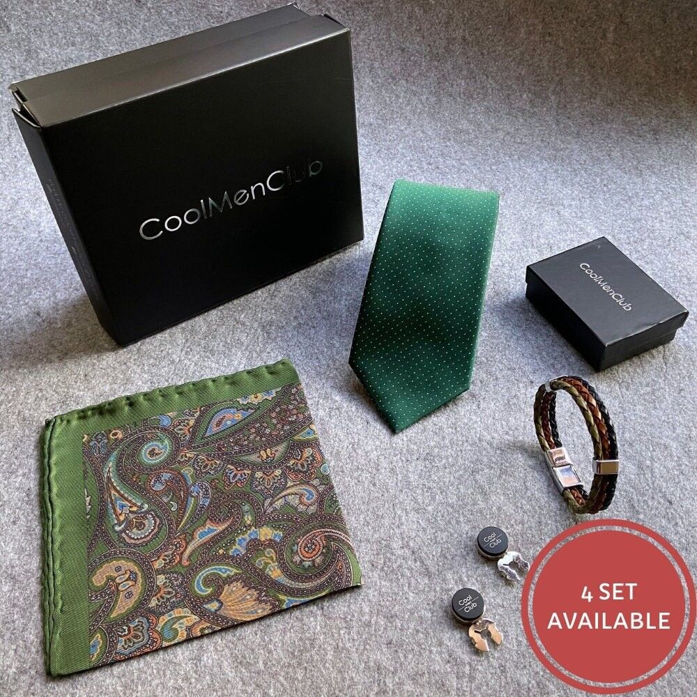 Tie and Pocket Square Set | Tie and Handkerchief | Wedding NeckTie Set | Grooms & Groomsmen Tie | Gift For Him Men Dad | Valentines Day , SKU132