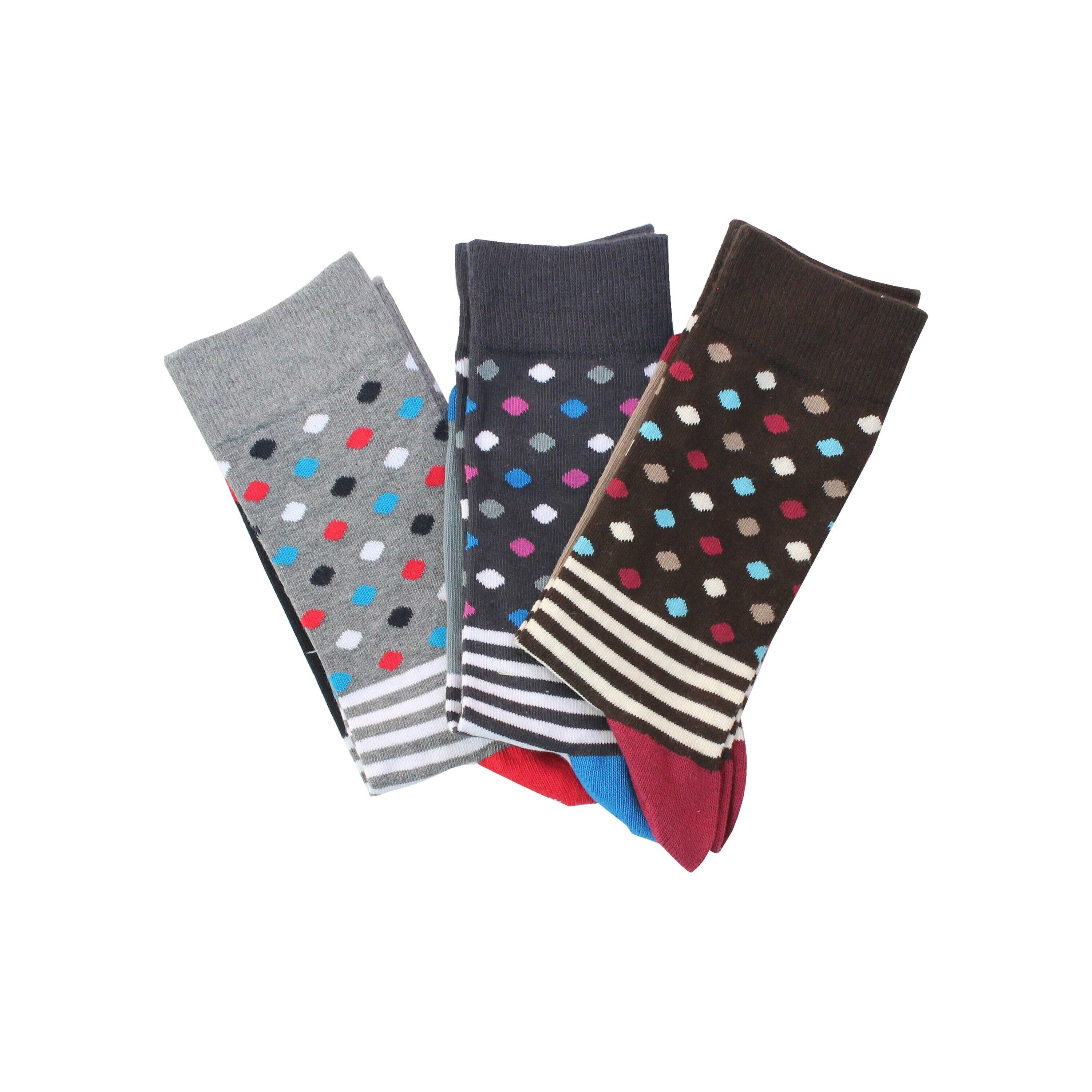 Triple Socks Gift Set, Funny Socks, Cotton Colored Socks, Colourful Casual Stylish Socks, For Him Her, Men Women Socks, Christmas Gift , SKU139