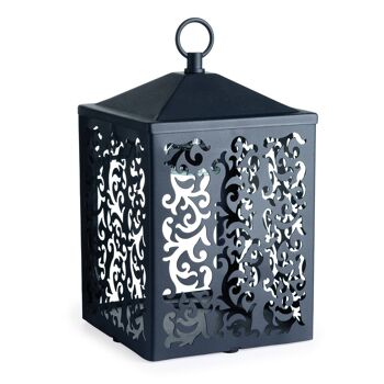 CANDLE WARMERS® COTTAGE lanterne métal pour bougies parfumées noir 1