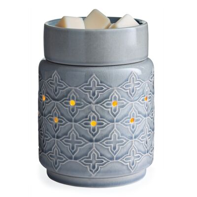 CANDLE WARMERS® JASMINE lámpara de fragancia cerámica gris eléctrico