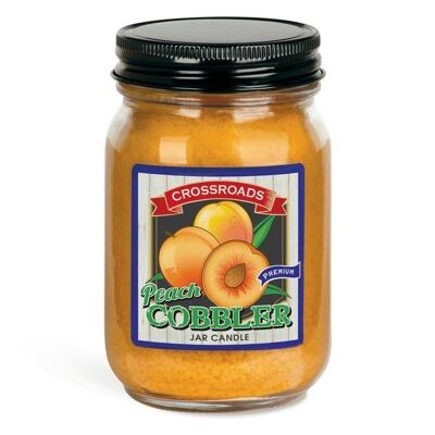 CROSSROADS CANDLE scented candle PEACH COBBLER 340g