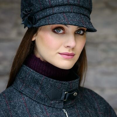 Ladies 100% Wool Newsboy Cap 31