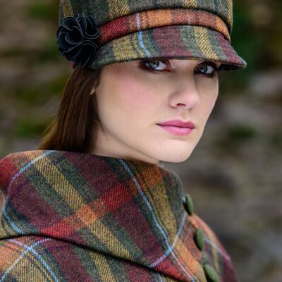 Ladies 100% Wool Newsboy Cap 321