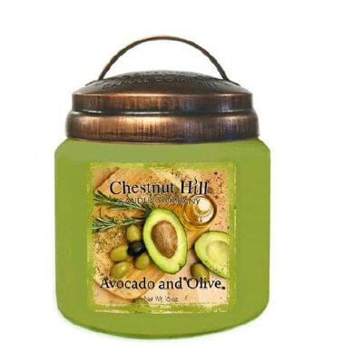 CHESTNUT HILL Candles  Duftkerze AVOCADO & OLIVE 450g