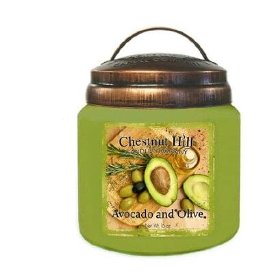 CHESTNUT HILL Candles  Duftkerze AVOCADO & OLIVE 450g