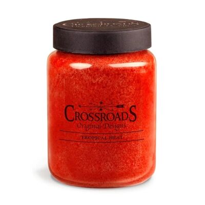 CROSSROADS CANDLE 2 wick scented candle TROPICAL HEAT 737g