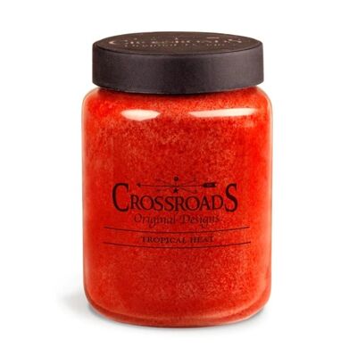 CROSSROADS CANDLE Bougie parfumée 2 mèches CHALEUR TROPICALE 737g