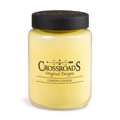CROSSROADS CANDLE 2 wick scented candle LEMON COOKIE 737g
