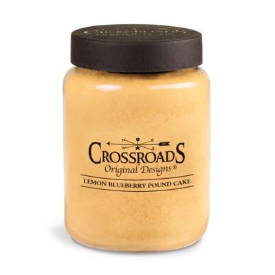 CROSSROADS CANDLE 2 wick scented candle LEMON BLUEBERRY ... 737g