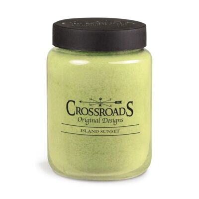 CROSSROADS CANDLE 2 wick scented candle ISLAND SUNSET 737g