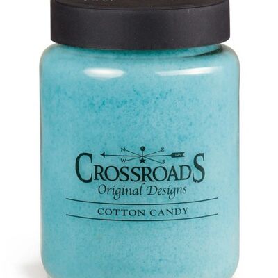 CROSSROADS CANDLE 2 wick scented candle COTTON CANDY 737g