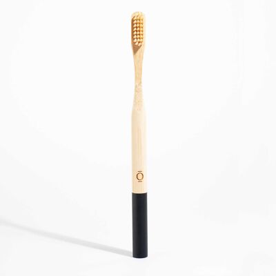 Cepillo de Dientes de Bambú YOKU en Onyx Negro