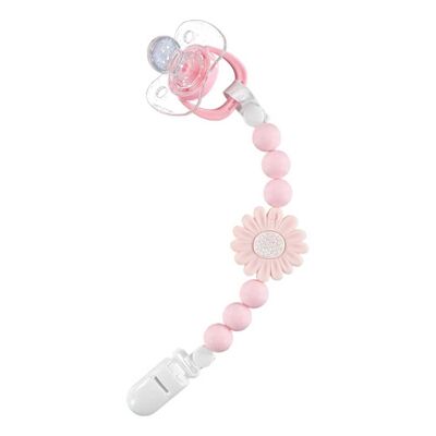 Petal Dummy Clip - Pink