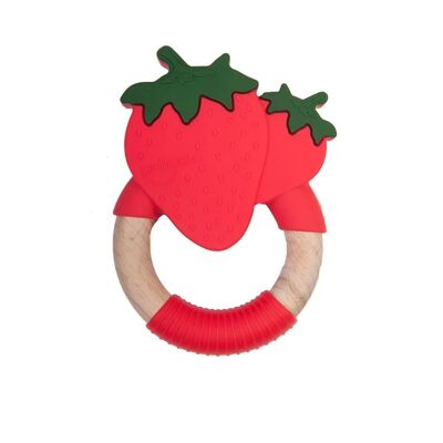 Superfood Teething Toy - Strawberry
