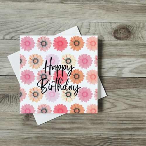 Happy Birthday Daisy Dasiy Collection Pastel