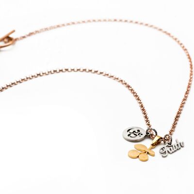 Believe In Yourself Necklace - Rose Gold
