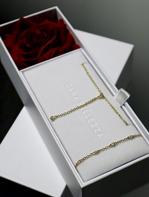 Coffret collier 2 pierres + bracelet