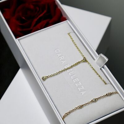 Coffret collier 2 pierres + bracelet