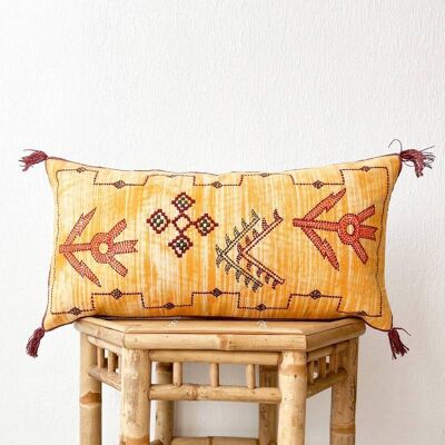 Handmade cushion cover with embroidery 30 x 60 cm | aura