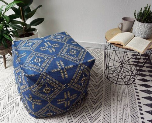 Indigo Pouf 45 x 45 x 45 cm | Solis