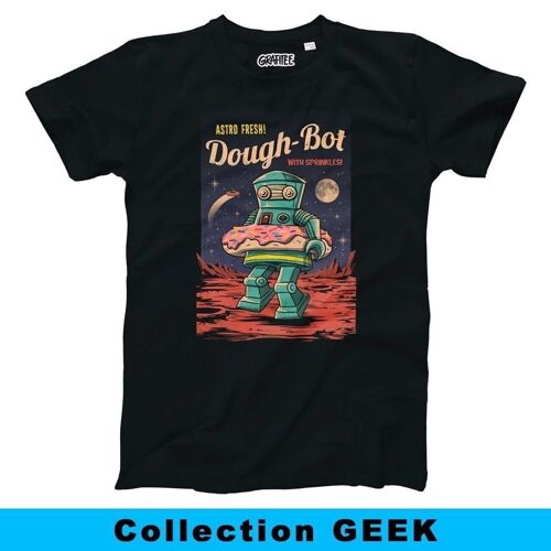 T-shirt Dough Bot - Theme robots et food - Tshirt unisexe