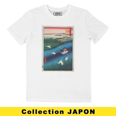 T-shirt Aladdin fluttuante - Stile di stampa della cultura pop giapponese