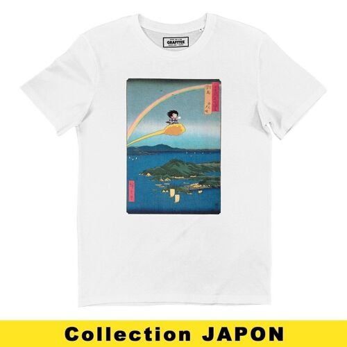 T-shirt Floating Nimbus - Dragon Ball Estampe Japonaise