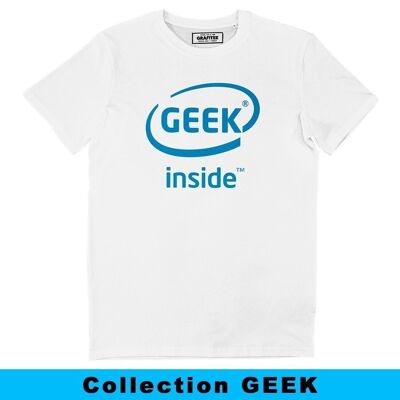 Camiseta Geek Inside - Secuestro del logotipo de Intel - Unisex