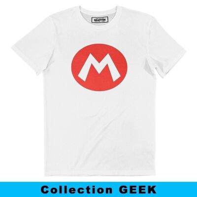Mario Logo T-Shirt - Mario Bros. Rotes M-Logo