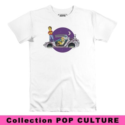 T-shirt Marty + Doc - Ritorno al futuro x I Simpson