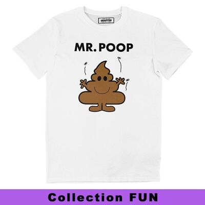T-shirt Mr Poop - Coton Bio - Taille Unisexe
