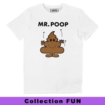 T-shirt Mr Poop - Coton Bio - Taille Unisexe 1