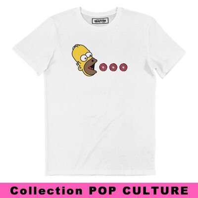 Camiseta Simpson Pacman - Versión Homer Geek