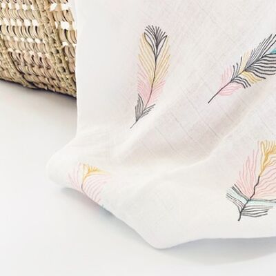 Feather Swaddle Blanket