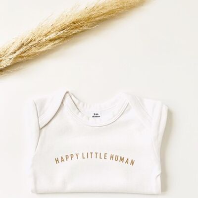 Happy Little Human Bodysuit - Bodysuit