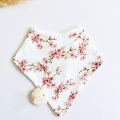 Little Rose Muslin Bib