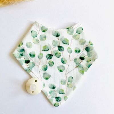 Eucalyptus Garden Muslin Bib