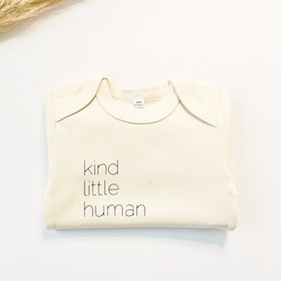 Kind Little Human Bodysuit - Short sleeved bodysuit