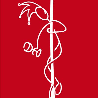 Callcard® iPhone 10 Hardrink red