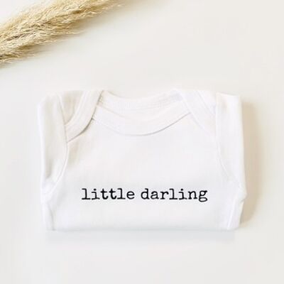 Little Darling Bodysuit - Short sleeved bodysuit - white