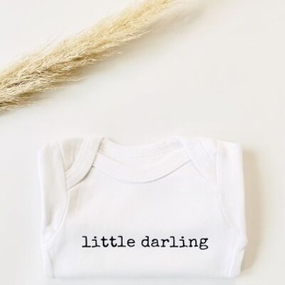 Little Darling Bodysuit - Long sleeved bodysuit - white