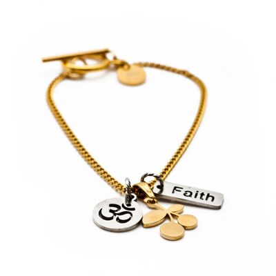 Pulsera Believe In Yourself - Oro