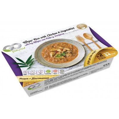Konjac Rice with Chicken and Vegetables_200g