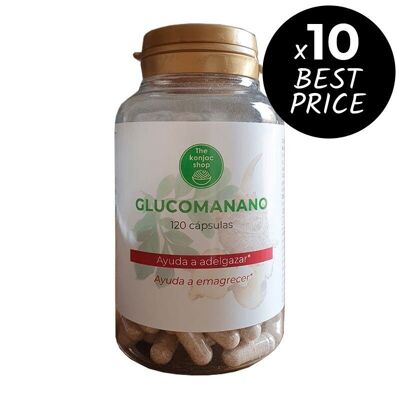 Capsule dimagranti di glucomannano (PACKH120)