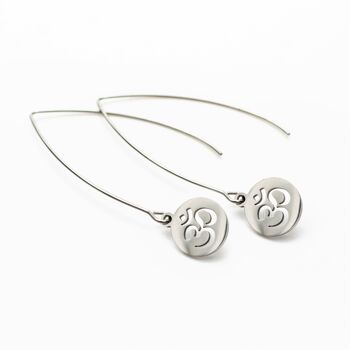 Boucles d'oreilles Believe In Yourself Wishbone - Argent 1